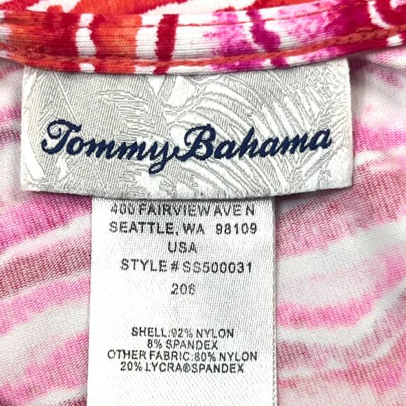 Tommy Bahama Size M High Neck Flounce Dress Swim Cover-up UPF 50 Pool Spa - Picture 6 of 8